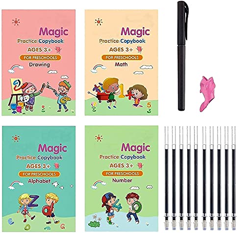 New Kella Creative Workbook, Calligraphy Kit - Spark Creativity in Preschoolers and Beginners!