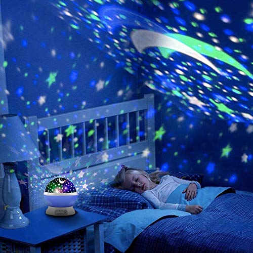 New Kella Rotating Star Projector - Create a Romantic and Magical Ambiance!