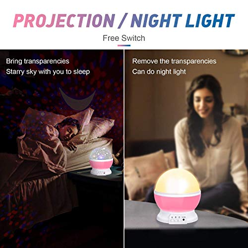 New Kella Rotating Star Projector - Create a Romantic and Magical Ambiance!