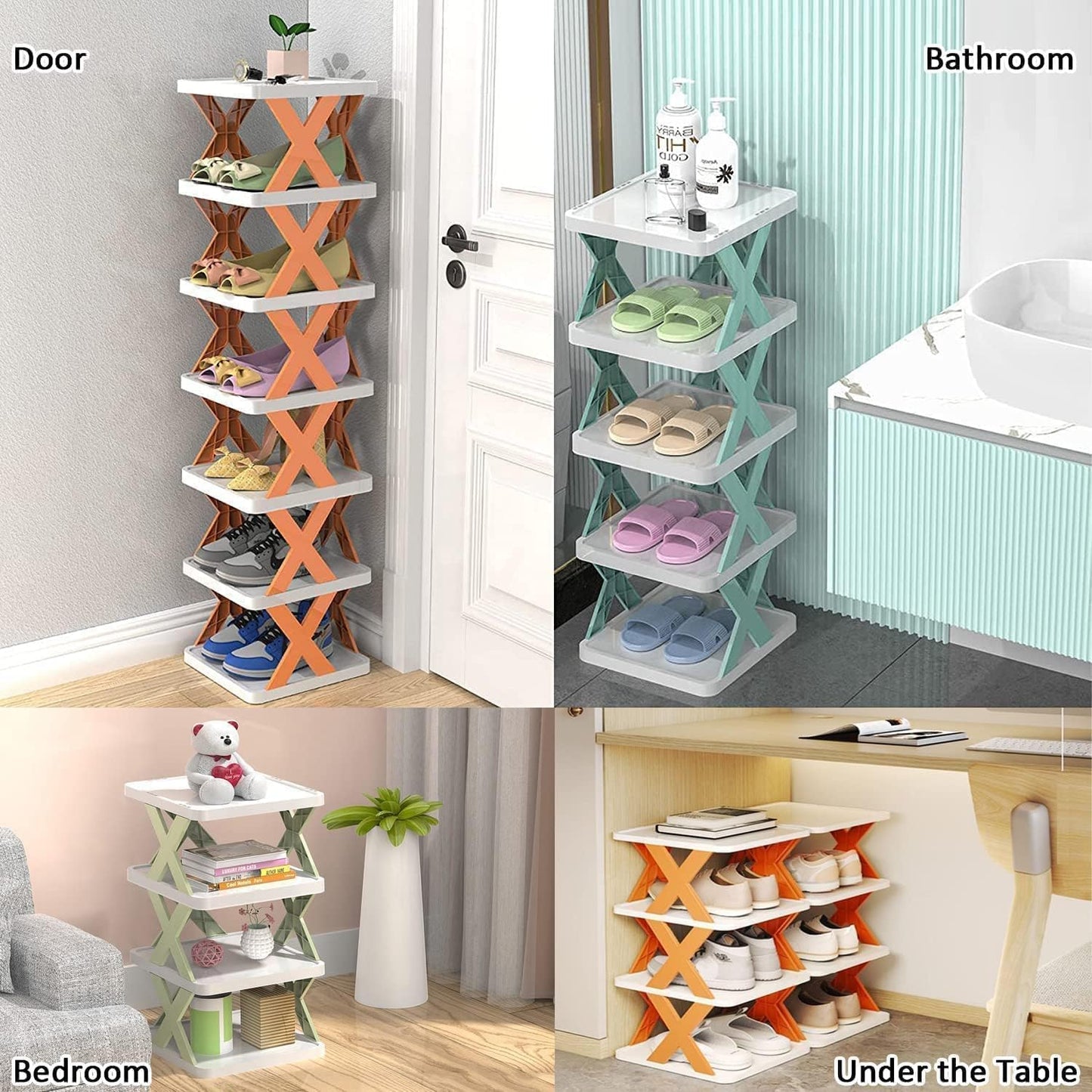 Kella Multi-Purpose Adjustable Shoe Rack – 6 Tier