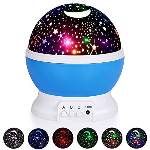 New Kella Rotating Star Projector - Create a Romantic and Magical Ambiance!
