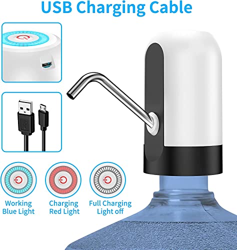 Kella Automatic Water Dispenser Pump - Rechargeable, Portable, and Easy-to-Use
