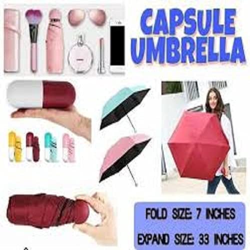 Kella Capsule Shape Umbrella for Men and Women - Stylish and Convenient