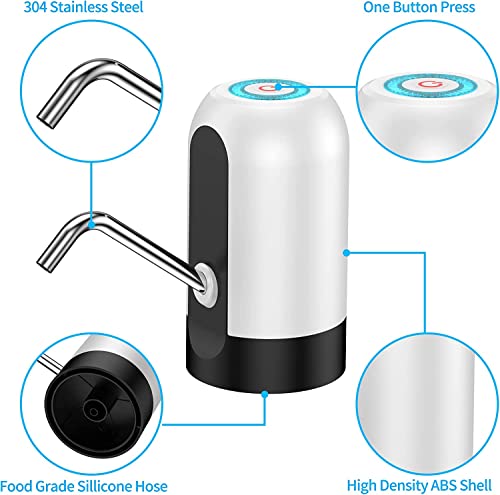 Kella Automatic Water Dispenser Pump - Rechargeable, Portable, and Easy-to-Use
