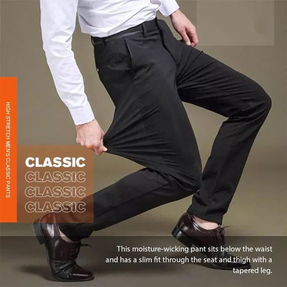 🔶 Kella Men’s Premium High-Stretch Slim Fit Pants Combo– Comfort Meets Style (Pack of 3)