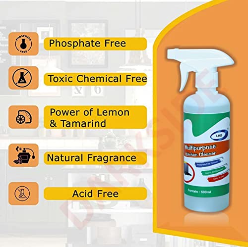 Kella Magic Grease Cleaner - Non-Flammable and Non-Toxic Degreaser for Cleaning