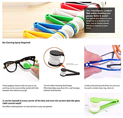 Kella Spectacles and Sunglasses Cleaner Tool with Microfiber Cloth