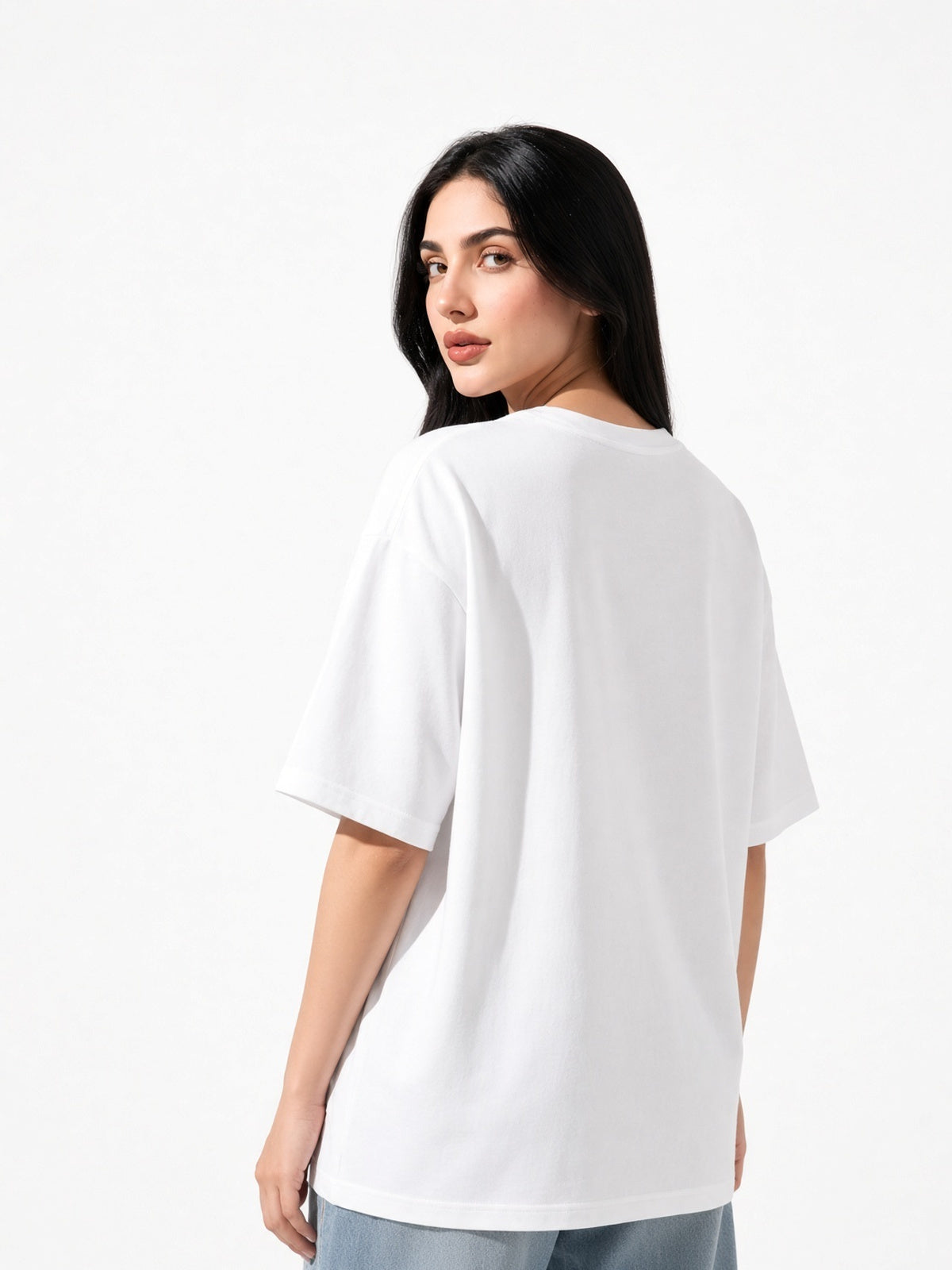 Morning Running Club Oversized Tee - Kella Atelier | 220 GSM Premium Cotton