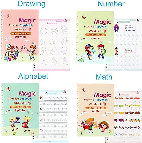 New Kella Creative Workbook,  Calligraphy Kit - Spark Creativity in Preschoolers and Beginners!