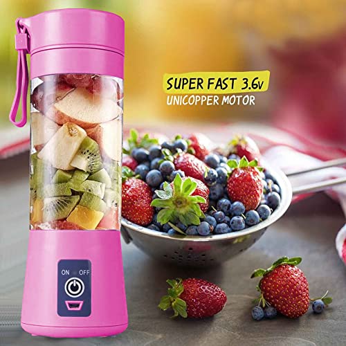 Kella Portable Rechargeable Electric Blender, Shaker, Juicer