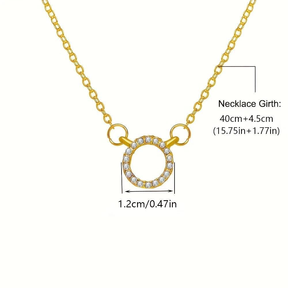 💫 Kella Elegant Circle Pendant Necklace for Gorgeous Looks