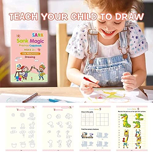 New Kella Creative Workbook,  Calligraphy Kit - Spark Creativity in Preschoolers and Beginners!