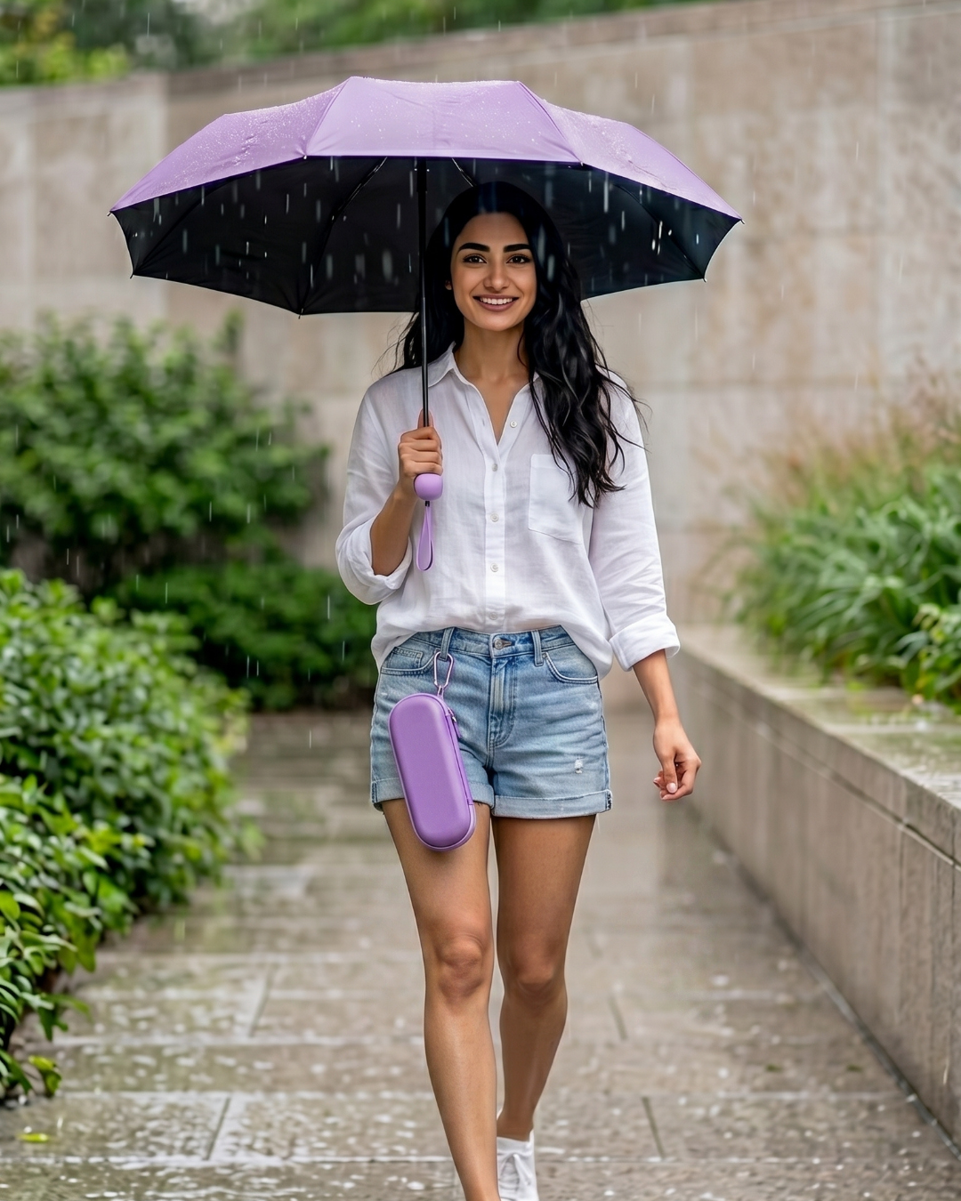 KELLA Portable Sky Capsule Umbrella — Sun & Rain Protection