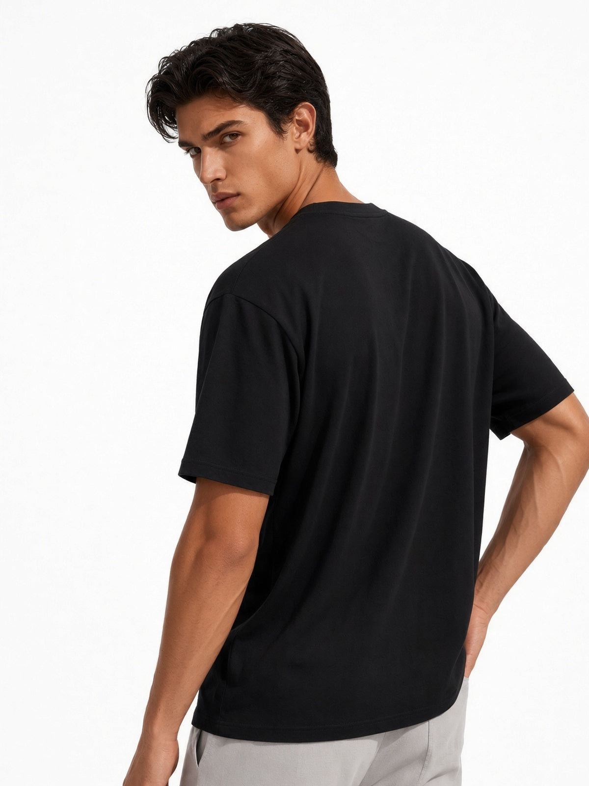 Stronger Everyday Dark Oversized Tee - Kella Atelier | 220 GSM Premium Cotton