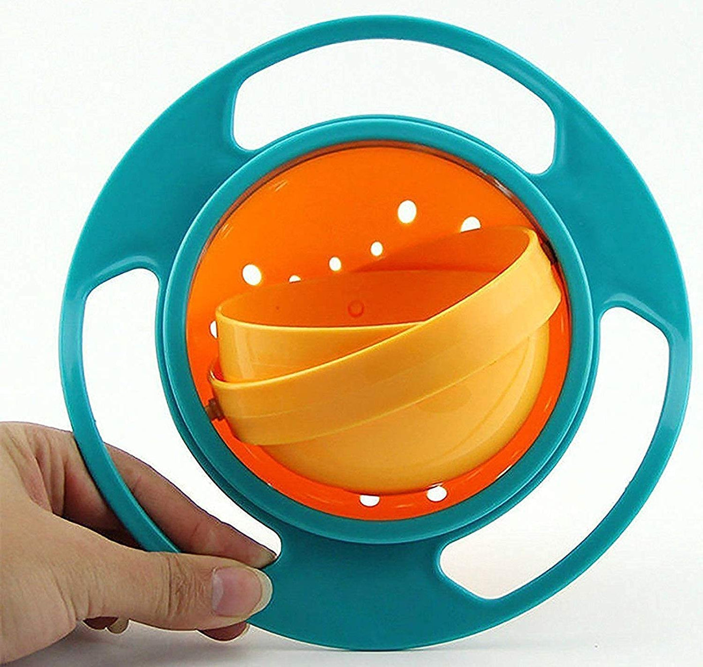 360 Rotating Gyro Bowl for Baby and Kids Feeding Bowl