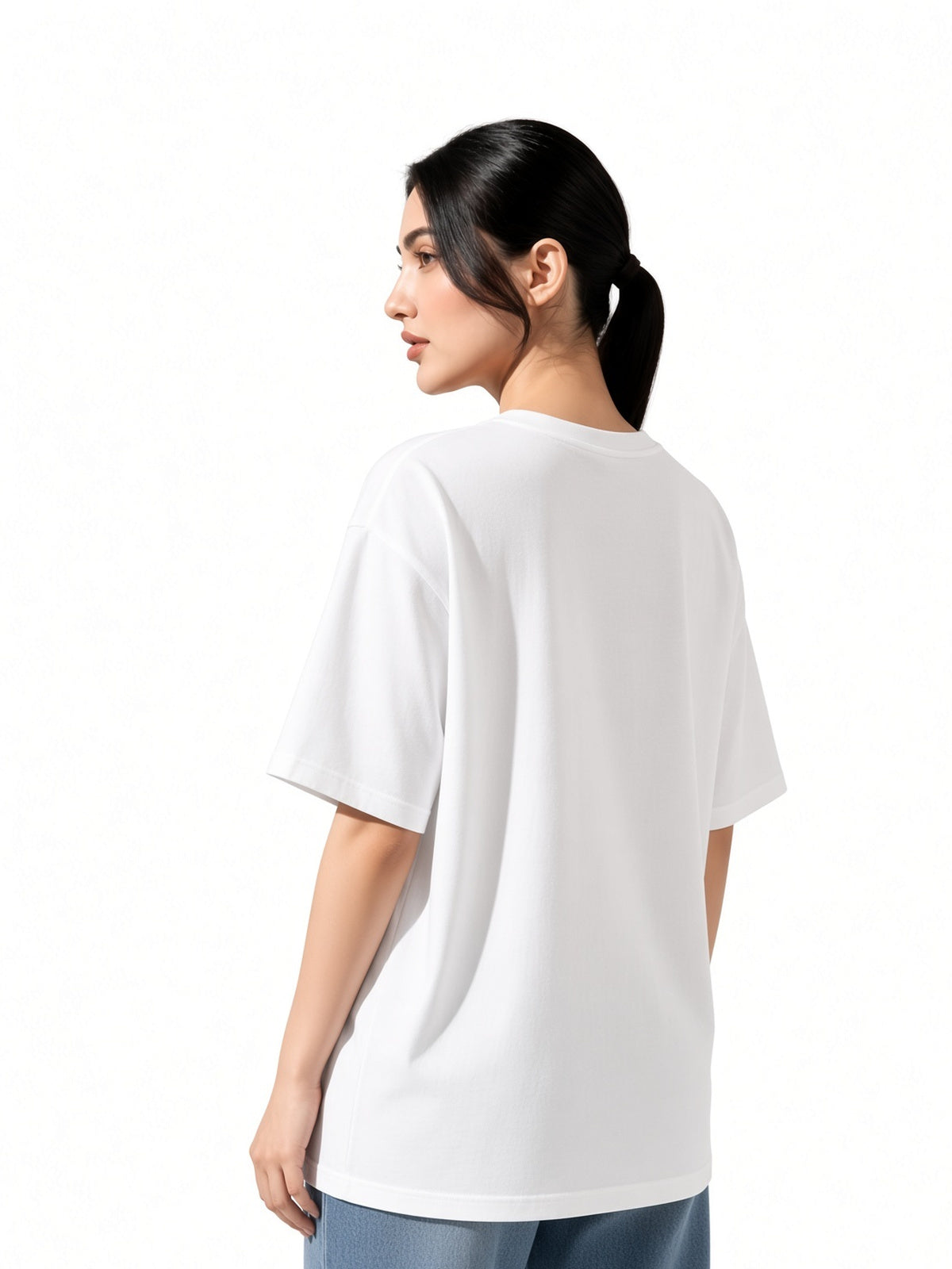 Can't Stop Running Oversized Tee - Kella Atelier | 220 GSM Premium Cotton