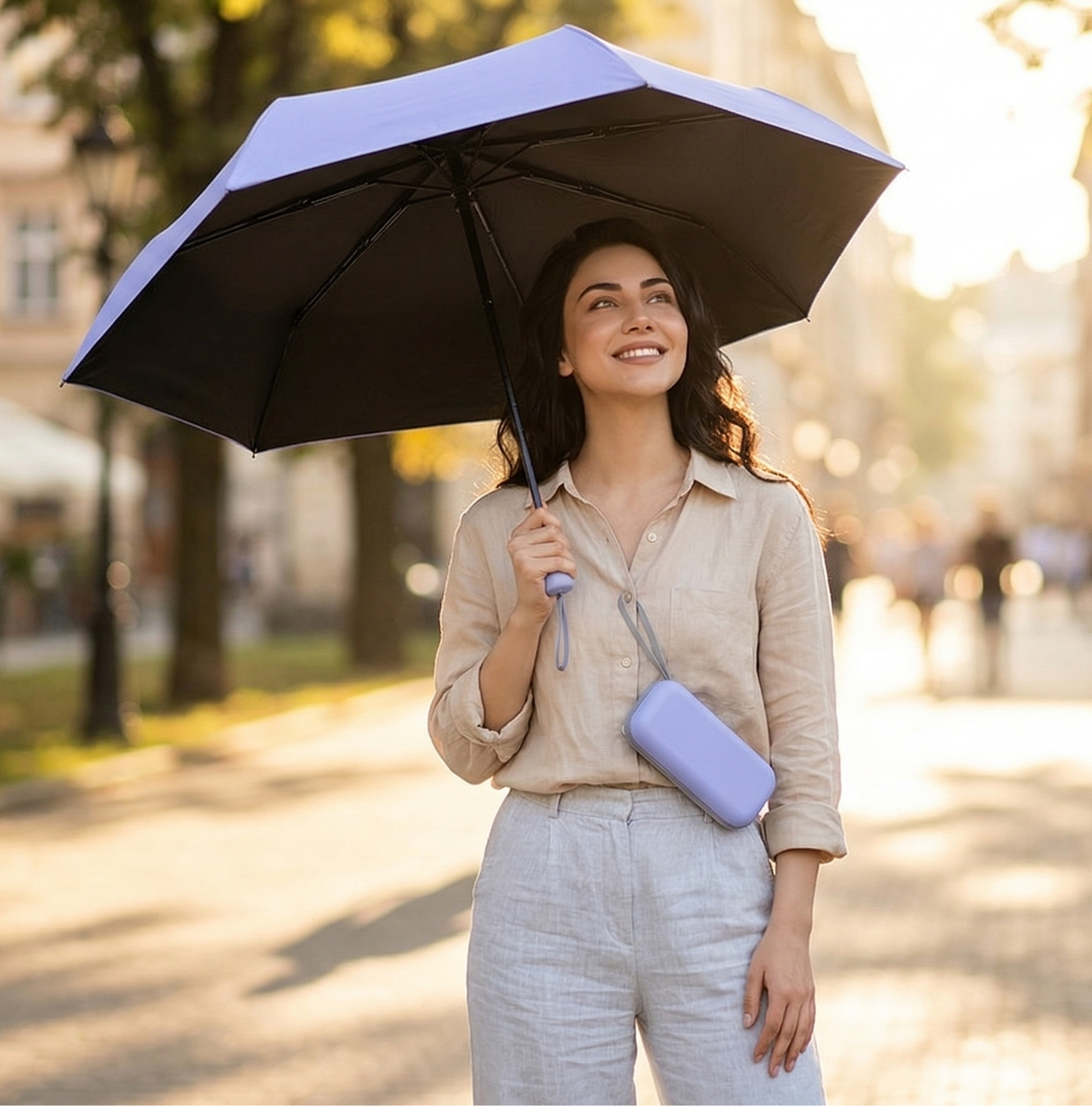 KELLA Portable Mini Umbrella — Sun & Rain Protection