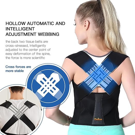 ✨ New Kella™ Universal Posture Corrector – Effective Back and Shoulder Support (Free Size)
