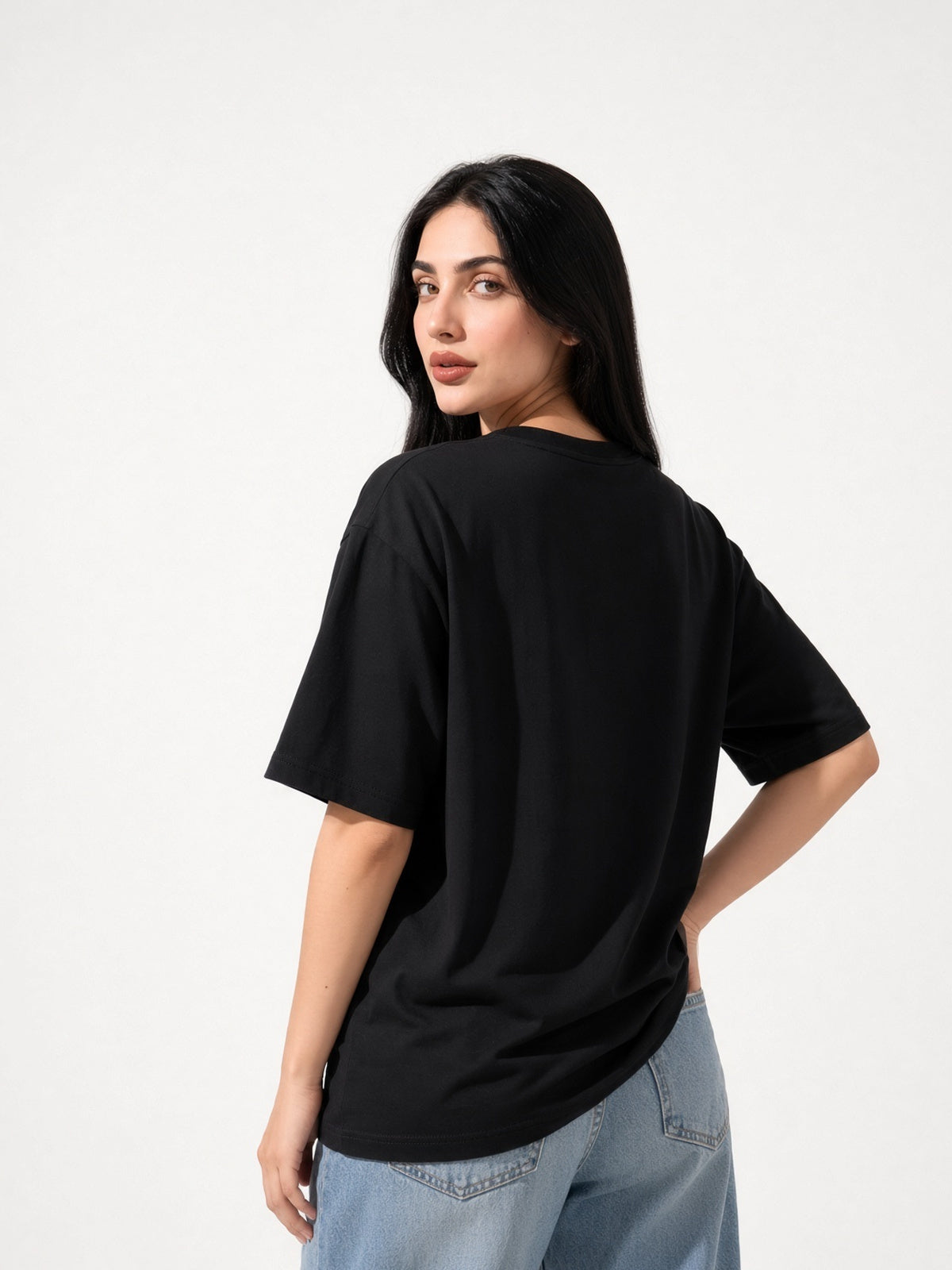 Stronger Everyday Dark Oversized Tee - Kella Atelier | 220 GSM Premium Cotton