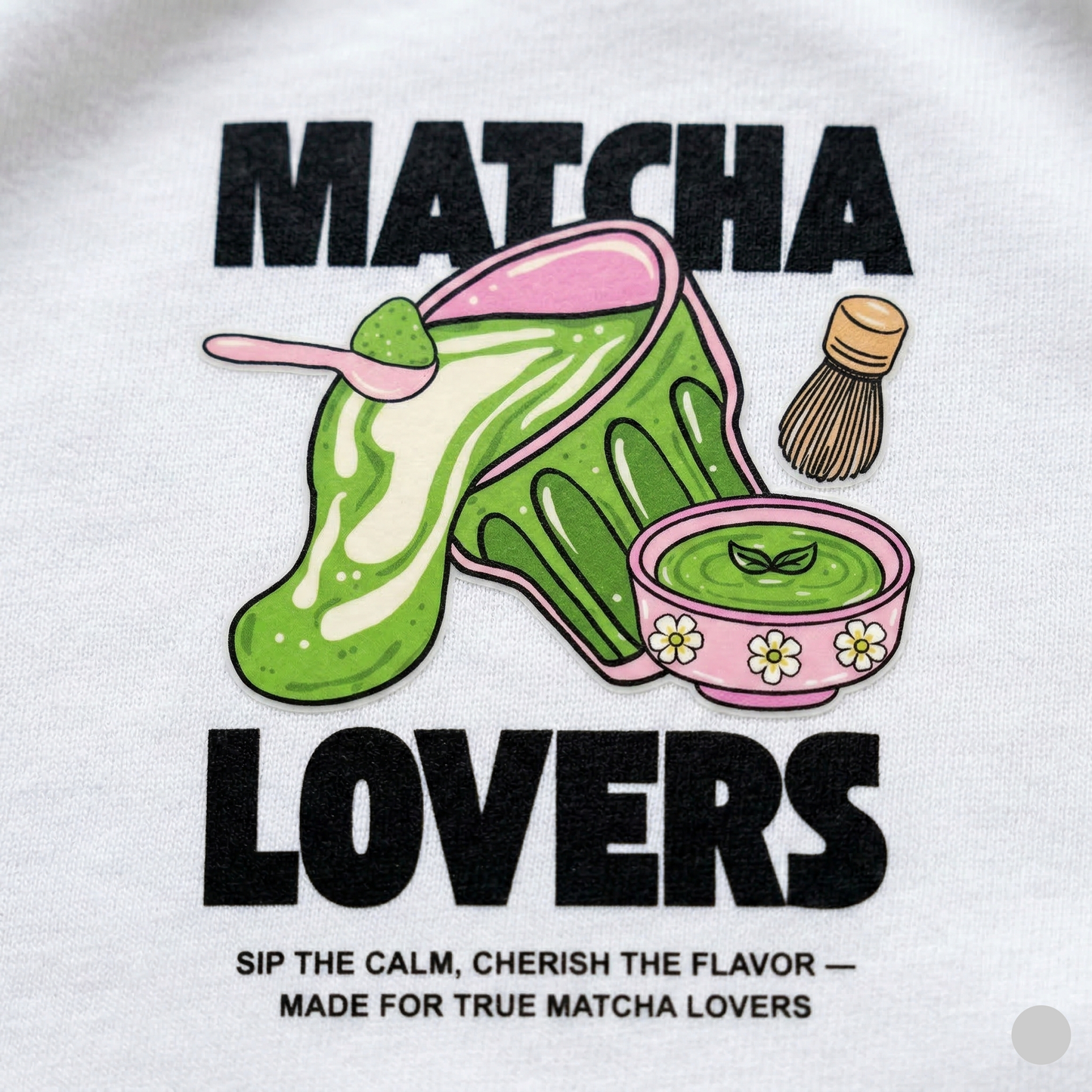 Matcha Lovers Oversized Tee - Kella Atelier | 220 GSM Premium Cotton