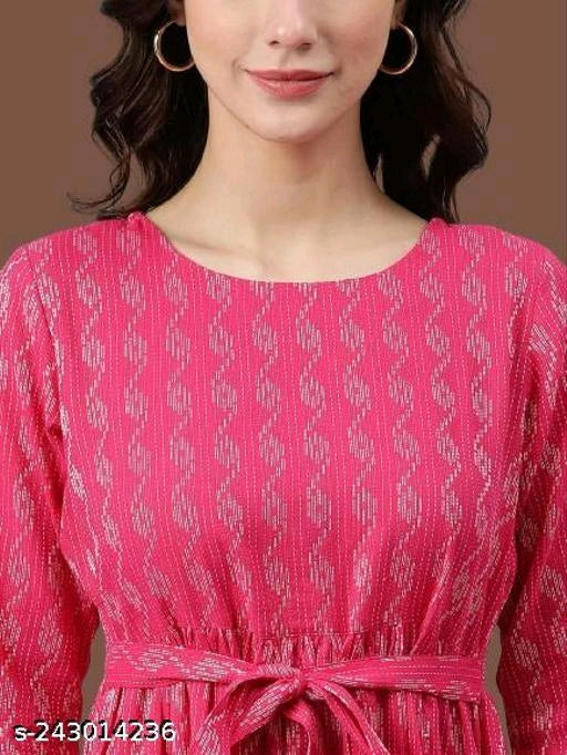 Pretty Modern Women Pink Dress