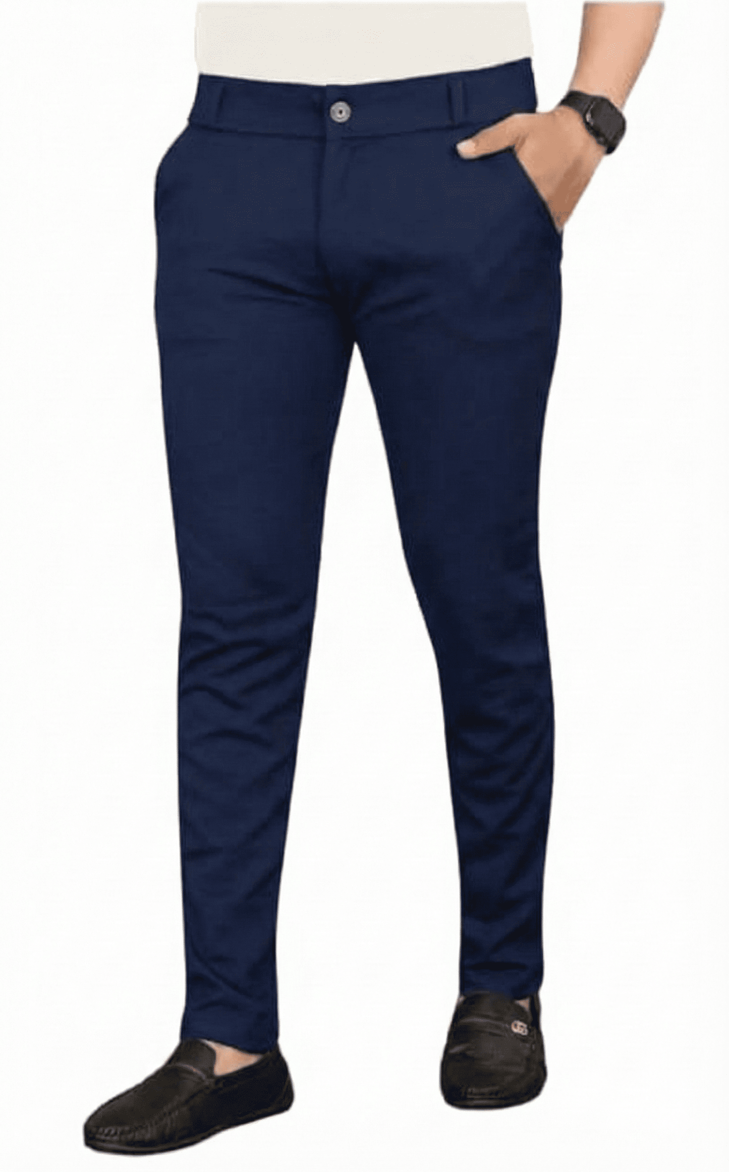🔶 Kella Men’s Premium High-Stretch Slim Fit Pants Combo– Comfort Meets Style (Pack of 3)